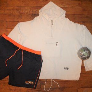 Vintage 90s Hugo Boss Sweater + Swimming Trunks + Promo Ball